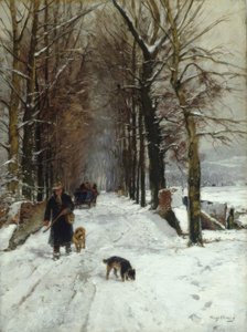 Winter auf der Grafenberger Allee